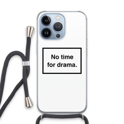 No drama: iPhone 13 Pro Transparant Hoesje met koord