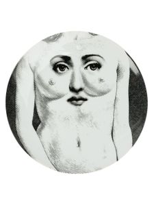 Fornasetti assiette imprimée - Noir