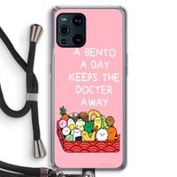 Bento a day: Oppo Find X3 Transparant Hoesje met koord