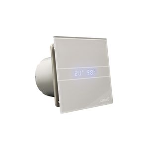 Badkamer Ventilator Cata E-100 GBTH Timer En Vochtsensor 100 mm 4W/8W Zilver