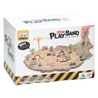 Speelzand Bouwterrein met Speelmat