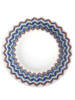 Missoni Home lot de six assiettes à dessert Zig Zag Jarris - Blanc