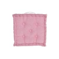 Items Vloerkussen Kenya - Roze - katoen - 40 x 40 x 8 cm - Extra dik grond zitkussen - thumbnail