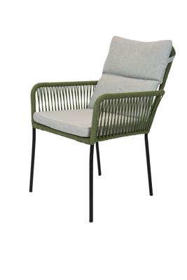 Teresa dining tuinstoel rope green