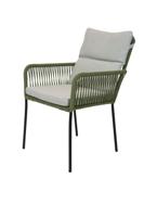 Teresa dining tuinstoel rope green