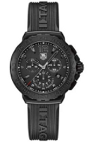 Horlogeband Tag Heuer CAU1114 / FT6024 Rubber Zwart 20mm