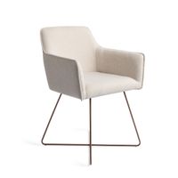 Jesper Home Eetkamerstoel 'Hofu' Cross Rose, kleur Enoki