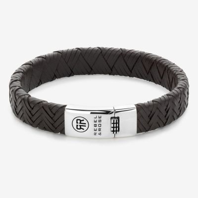 Rebel & Rose Woven Flat Earth Armband M Rebel & Rose Woven Flat Earth Armband M