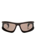 Mykita lunettes de soleil Marfa - Marron