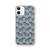 Zebra: iPhone 12 Transparant Hoesje