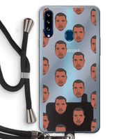 Kanye Call Me?: Samsung Galaxy A20s Transparant Hoesje met koord