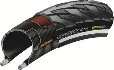 CONTINENTAL contact trekkingfiets buitenband - zwart