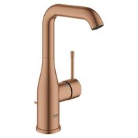 GROHE Essence New Wastafelkraan Opbouw - uitloop 12.7cm - L-size - hoge draaibare uitloop - waste - EcoJoy - brushed warm sunset 32628DL1 - thumbnail