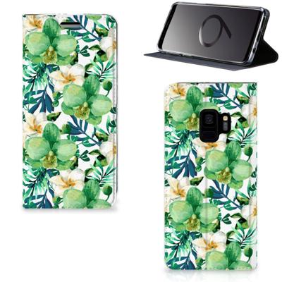 Samsung Galaxy S9 Smart Cover Orchidee Groen Samsung Galaxy S9 Smart Cover Orchidee Groen