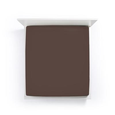 Bella Donna Bella Donna Hoeslaken Jersey Eenpersoons mokka-0121 70/190-80/220