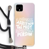 The prettiest: Pixel 4 XL Transparant Hoesje met koord
