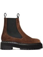 Proenza Schouler bottines chelsea à semelle crantée - Marron - thumbnail