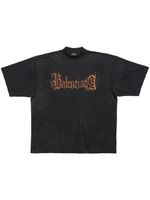 Balenciaga t-shirt Heavy Metal en coton - Noir