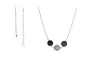 Qoss Ketting Ellie 42 cm Grijs