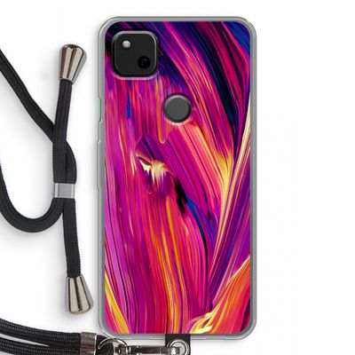 Phoenix: Pixel 4a Transparant Hoesje met koord