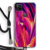 Phoenix: Pixel 4a Transparant Hoesje met koord
