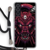 Hell Hound and Serpents: Samsung Galaxy S21 FE Transparant Hoesje met koord
