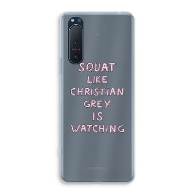 Christian Grey: Sony Xperia 5 II Transparant Hoesje