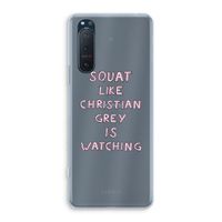 Christian Grey: Sony Xperia 5 II Transparant Hoesje