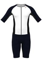 Sailfish Aerosuit pro 3 trisuit korte mouw zwart/wit heren S