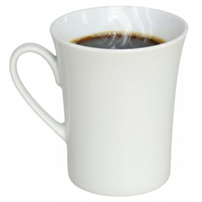 Gerimport Koffie / thee mok - 1x stuks - wit - 280 ml - mokken - porselein Gerimport Koffie / thee mok - 1x stuks - wit - 280 ml - mokken - porselein