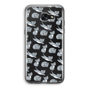 Poezen: Samsung Galaxy A5 (2017) Transparant Hoesje
