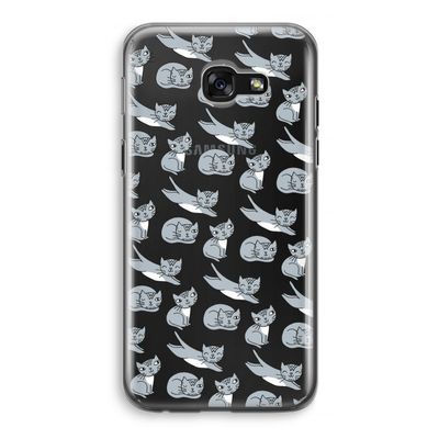 Poezen: Samsung Galaxy A5 (2017) Transparant Hoesje