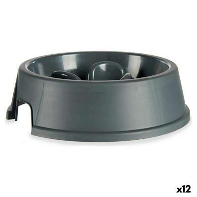 Anti-schrok voerbak Mascow 87853 87853 Antraciet Plastic 27 x 7,5 x 27 cm (12 Stuks)