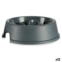 Anti-schrok voerbak Mascow 87853 87853 Antraciet Plastic 27 x 7,5 x 27 cm (12 Stuks)