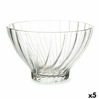 Kommenset Transparant Glas (Ø 10,8 x 7 cm) (290 ml) (5 Stuks) - thumbnail