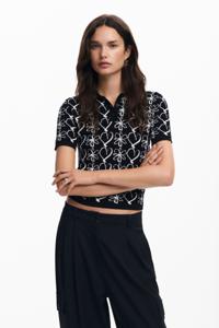 Gebreide polo ontworpen door M. Christian Lacroix - BLACK - S