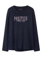 Name it winter top meisjes - navy blauw - NkfViolet - loose fit
