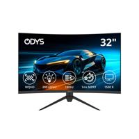 ODYS XP32-X LED-monitor Energielabel F (A - G) 81.3 cm (32 inch) 2560 x 1440 Pixel 16:9 1 ms HDMI 2.1, DisplayPort, Hoofdtelefoon (3.5 mm jackplug) VA LED