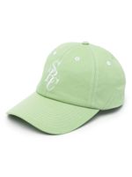 Sporty & Rich casquette en coton à logo brodé - Vert