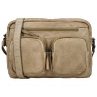 Hide & stitches paint rock schoudertas leer-Sand Hide & stitches paint rock schoudertas leer-Sand