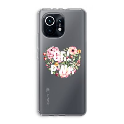 GRL PWR Flower: Xiaomi Mi 11 Transparant Hoesje