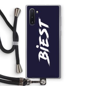 Biest: Samsung Galaxy Note 10 Transparant Hoesje met koord