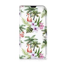 iPhone 13 Mini Hoesje maken Flamingo Palms