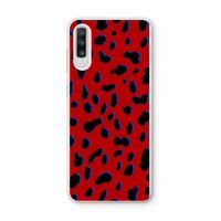 Red Leopard: Samsung Galaxy A70 Transparant Hoesje Red Leopard: Samsung Galaxy A70 Transparant Hoesje