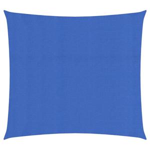Zonnezeil 160 g/m vierkant 3x3 m HDPE blauw