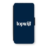 Topwijf Navy: iPhone 8 Flip Hoesje