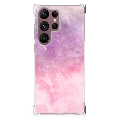 Back Cover Samsung Galaxy S23 Ultra Pink Purple Paint Back Cover Samsung Galaxy S23 Ultra Pink Purple Paint