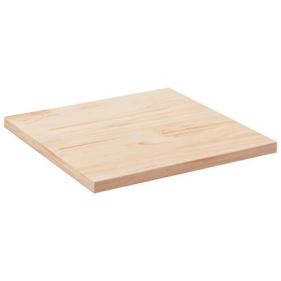 Tafelblad vierkant 80x80x2,5 cm massief grenenhout