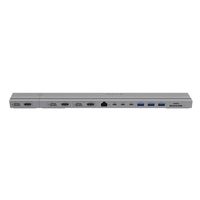 HYPER HD156-GL Laptopdockingstation USB-C Power Delivery, Geïntegreerde kaartlezer
