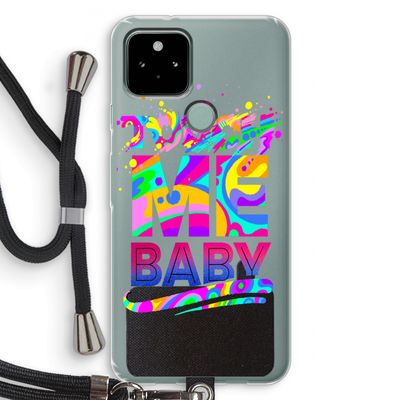Touch Me: Pixel 5 Transparant Hoesje met koord